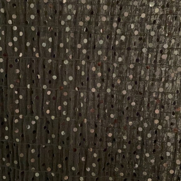DKNY JEANS shirred sequin top - Picture 6 of 8